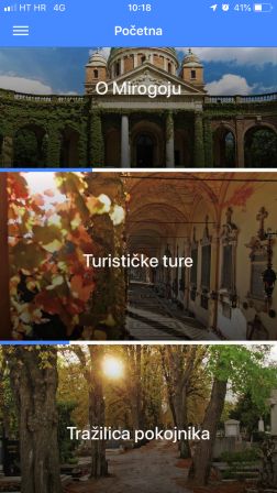 Turistički vodič za pametne telefone - Mirogoj